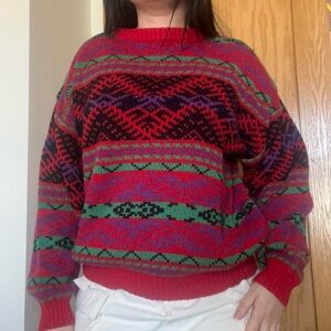 Colorful Patterned Sweater